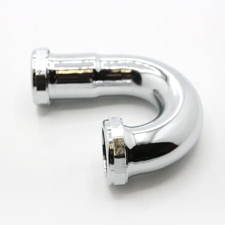 Thrifco Plumbing 17 Guage 1-1/4 Inch Chrome Plated Brass J, Bend 4402807